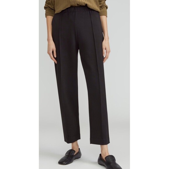 Everlane The Dream Pant Black Knit Trouser Pants Pull On Women’s Size XXS NWT - Picture 4 of 14